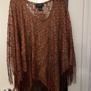 Poncho styled top